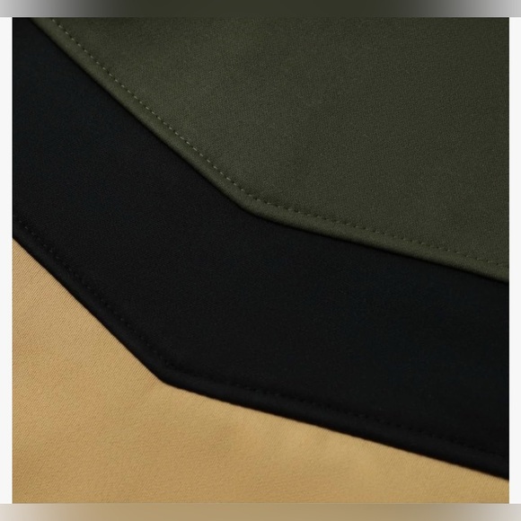 Mens Hoodie Multicolor Panel Sweatshirt Fleece Long Sleeve  Size 2XL NEW - Picture 7 of 12